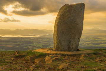 Dumgoyne Summit at Sunset