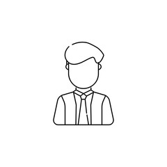 man in business suit avatar icon