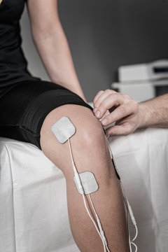 TENS treatment in physical therapy