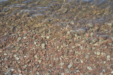 Shallow Water Edge with Stones