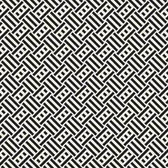 Abstract Geometric Pattern With Stripes Lattice. Seamless Vector Background