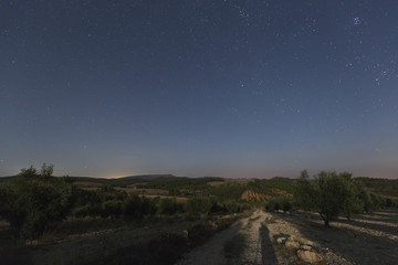 Night photography in Lietor