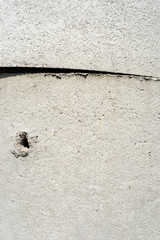 Closeup of Concrete Tubing