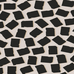 Tight isometric grid of black SD cards