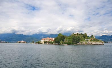 Fototapeta na wymiar Borromean Islands - Isola Bella (Beautiful island) on Lake Maggiore - Stresa - Italy