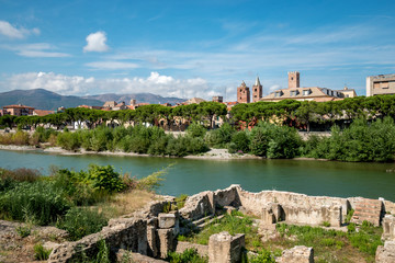 Fototapeta premium View of the old of Albenga