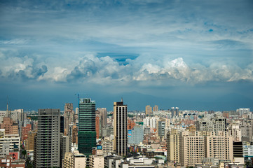 Fototapeta premium Roof top city view