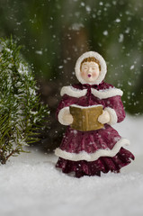 Singing in the snow fall