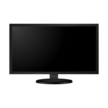 Blank of TV or computer monitor. Vector