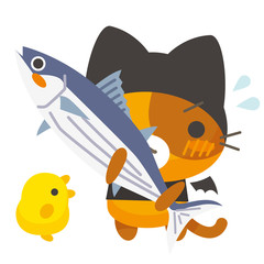 ネコとーく。デビル+鰹