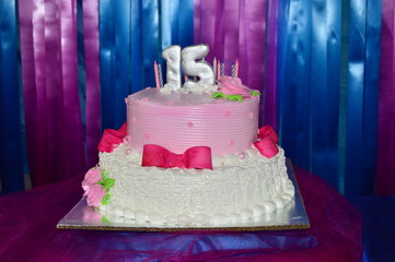 Pastel de Quinceañera
