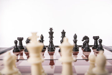 Competition chess business concept