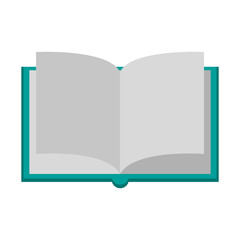open book with blank pages icon image vector illustration design 