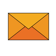 message envelope icon image vector illustration design 