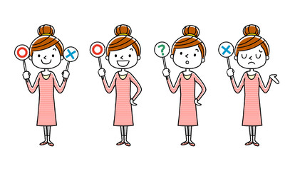 若い女性：回答