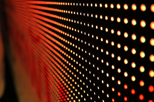 abstract, pattern, texture, light, red, LED, yellow, disco