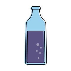 bottled beverage icon image vector illustration design 