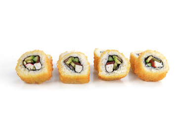 Delicious sushi rolls