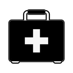 first aid kit healthcare related icon image vector illustration design