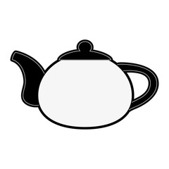 kettle tea beverage icon image vector illustration design