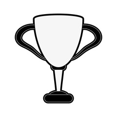 trophy cup icon image vector illustration design