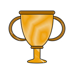 Trophy cup symbol icon vector illustration graphic design
