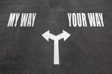 My way or your way choice