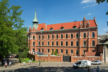Fototapeta na wymiar Krakow Poland.Tour of Krakow