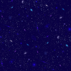 Galaxy cosmic realistic astrology space illustration universe background sky astronomy cosmos night vector background light