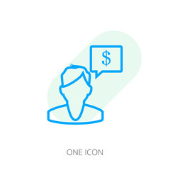 Finance manager icon