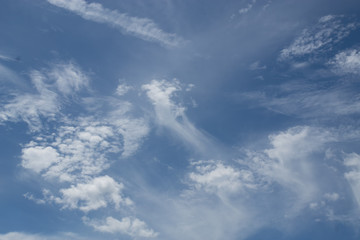  Blue sky and cloudy