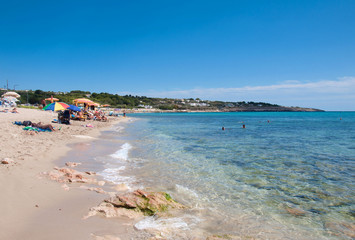 Salento -Puglia-  spiaggia di Marina di Felloniche