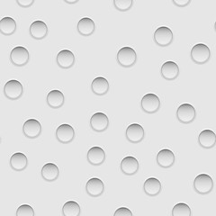 Seamless pattern with holes. Vector background illustration