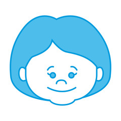 Cute grandmother cartoon icon vector illustration graphic design