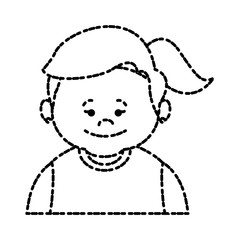 Cute grandmother cartoon icon vector illustration graphic design