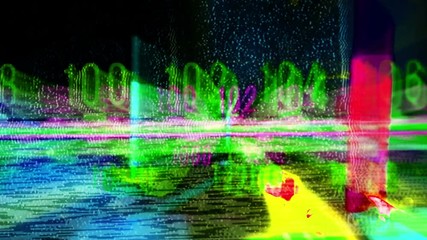 abstract colorful dial