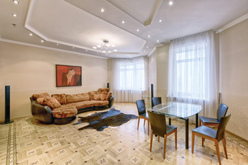 Living room interior in modern house.
