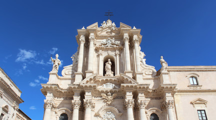 Fototapeta premium Cathédrale de Syracuse (Ortygie) / Sicile - Italie