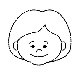 Cute grandmother cartoon icon vector illustration graphic design