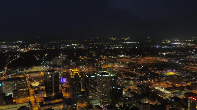 Aerial Alabama Birmingham July 2017 Night 4K Inspire 2