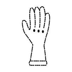 Cleaning glove isolated icon vector illustration graphic design