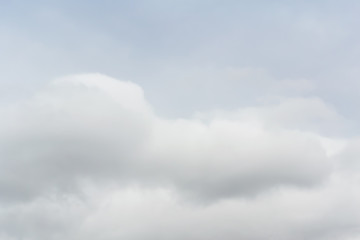 Before the rain fell, the clouds gathered together in the darkness of the sky.