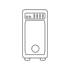 CPU tower icon