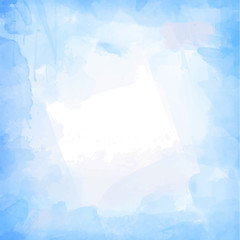 Beautiful watercolor background, frame vector  © Wiktoria Matynia