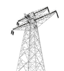 Power Transmission Tower Isolated