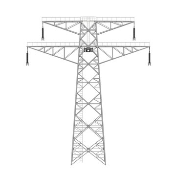 Power Transmission Tower Isolated