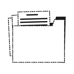 Fototapeta na wymiar document folder icon