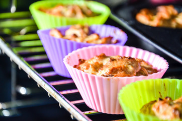 Homemade tasty muffins