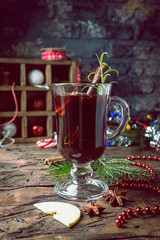 christmas hot mulled wine