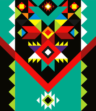 aztec pattern colorful 